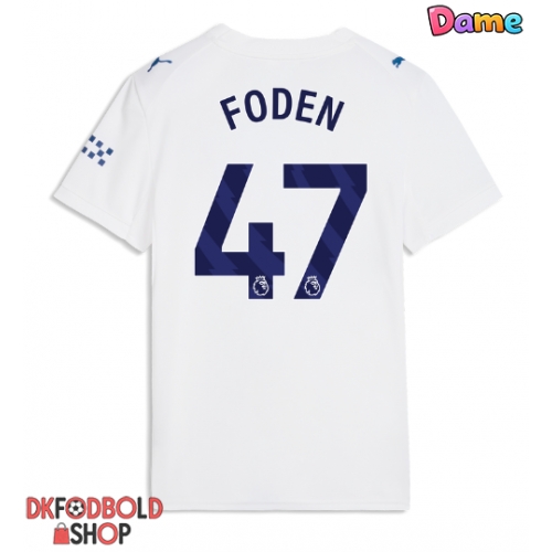 Manchester City Phil Foden #47 Tredje trøje Dame 2026-27 Kort ærmer